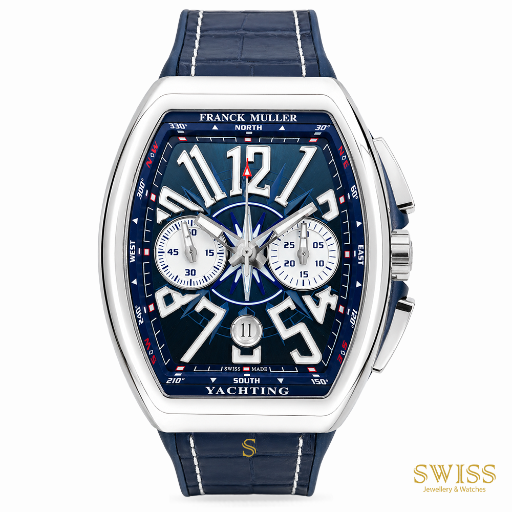 Franck Muller Vanguard Yachting Chronograph Blue Dial