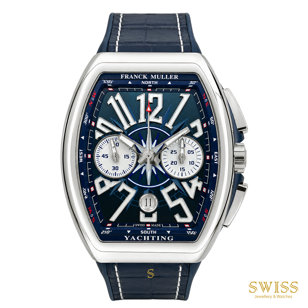 Franck Muller Vanguard Yachting Chronograph Blue Dial