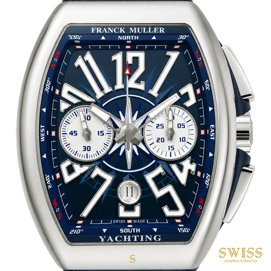 Franck Muller Vanguard Yachting Chronograph Blue Dial