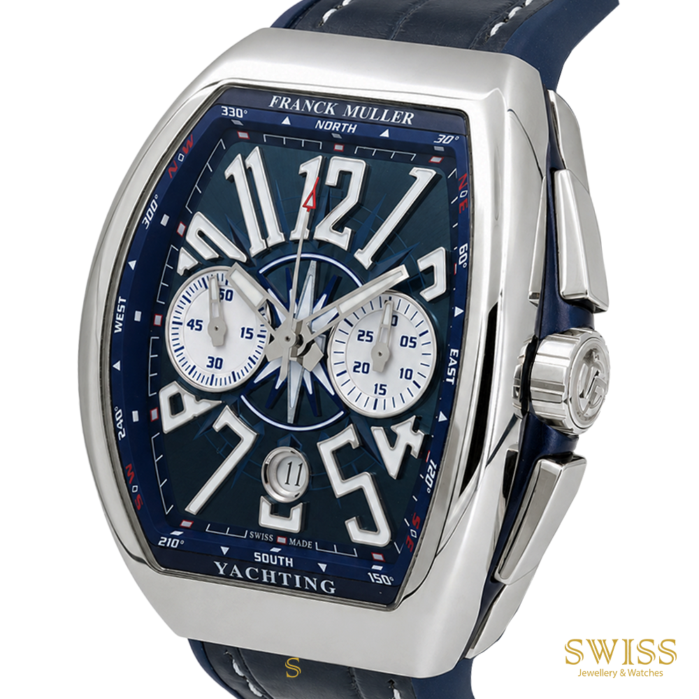 Franck Muller Vanguard Yachting Chronograph Blue Dial
