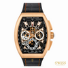 Franck Muller Vanguard Skeleton Chronograph Rose Gold