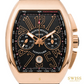 Franck Muller Vanguard Chronograph Rose Gold Black Dial