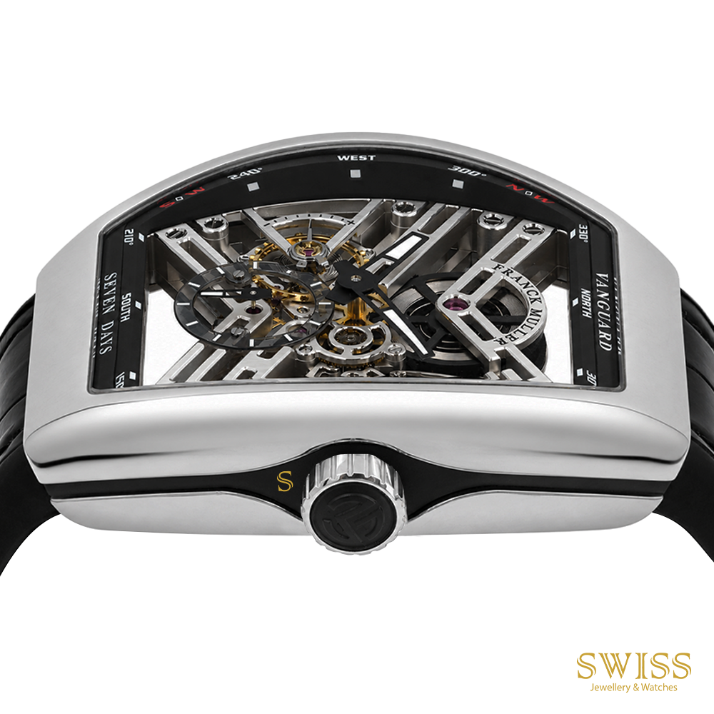 Franck Muller Vanguard Skeleton Seven Days White Gold