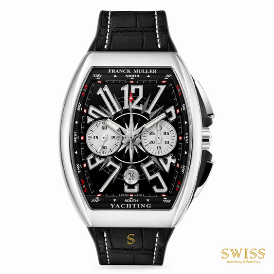 Franck Muller Vanguard Yachting Chronograph Steel Black Dial