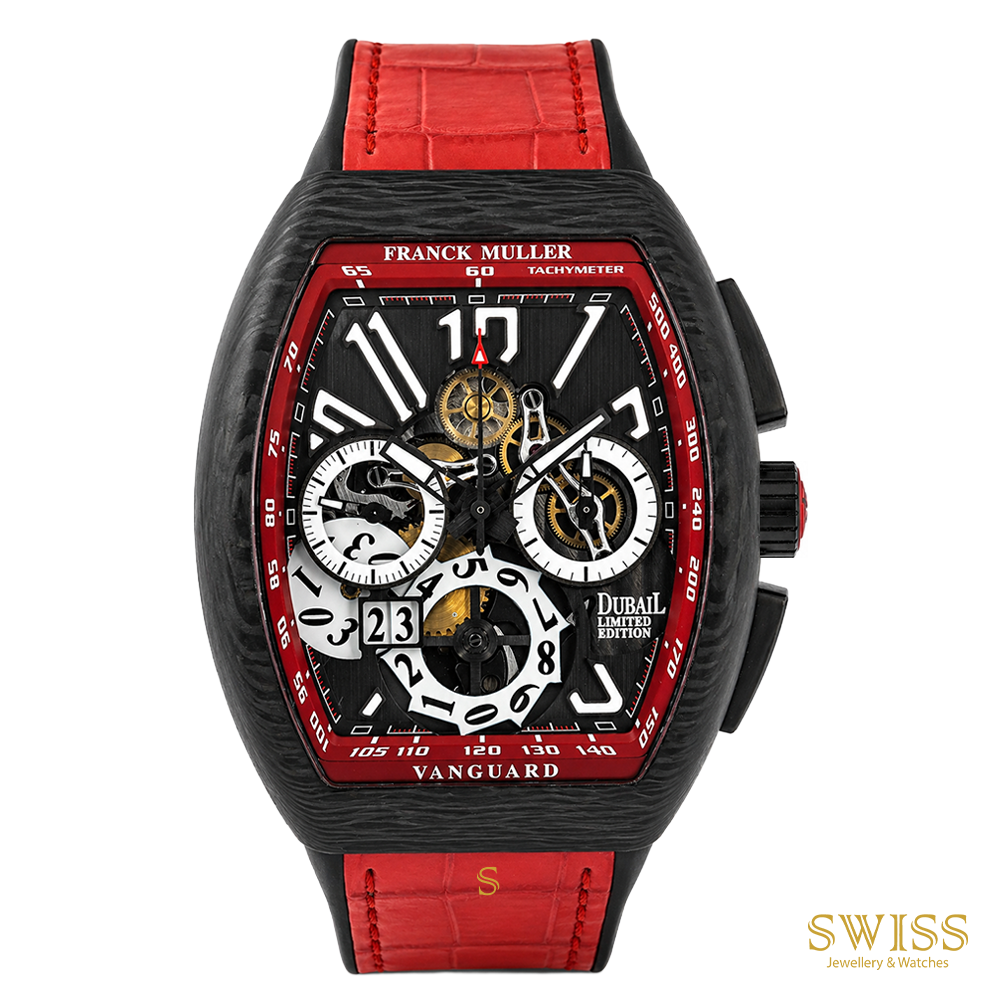 Franck Muller Vanguard Skeleton Chronograph Carbon Dubai Limited Edition