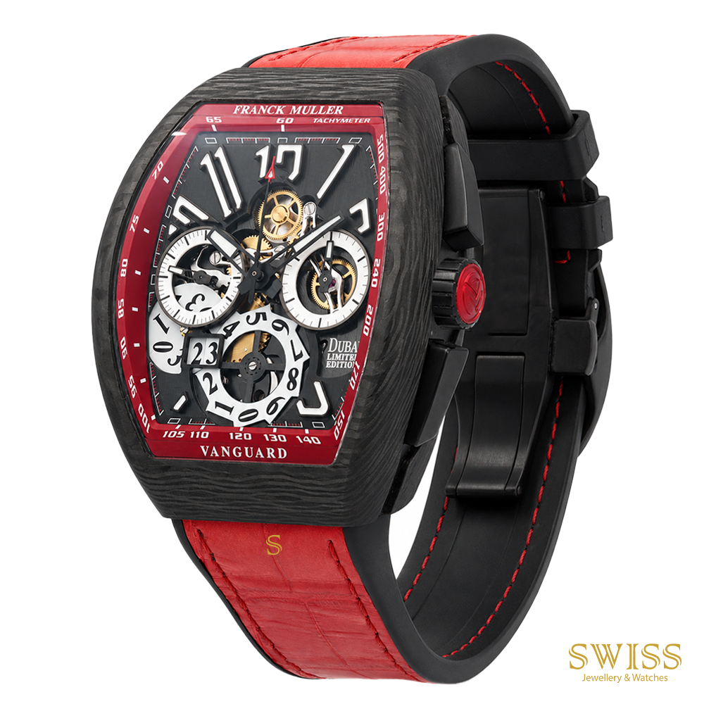 Franck Muller Vanguard Skeleton Chronograph Carbon Dubai Limited Edition