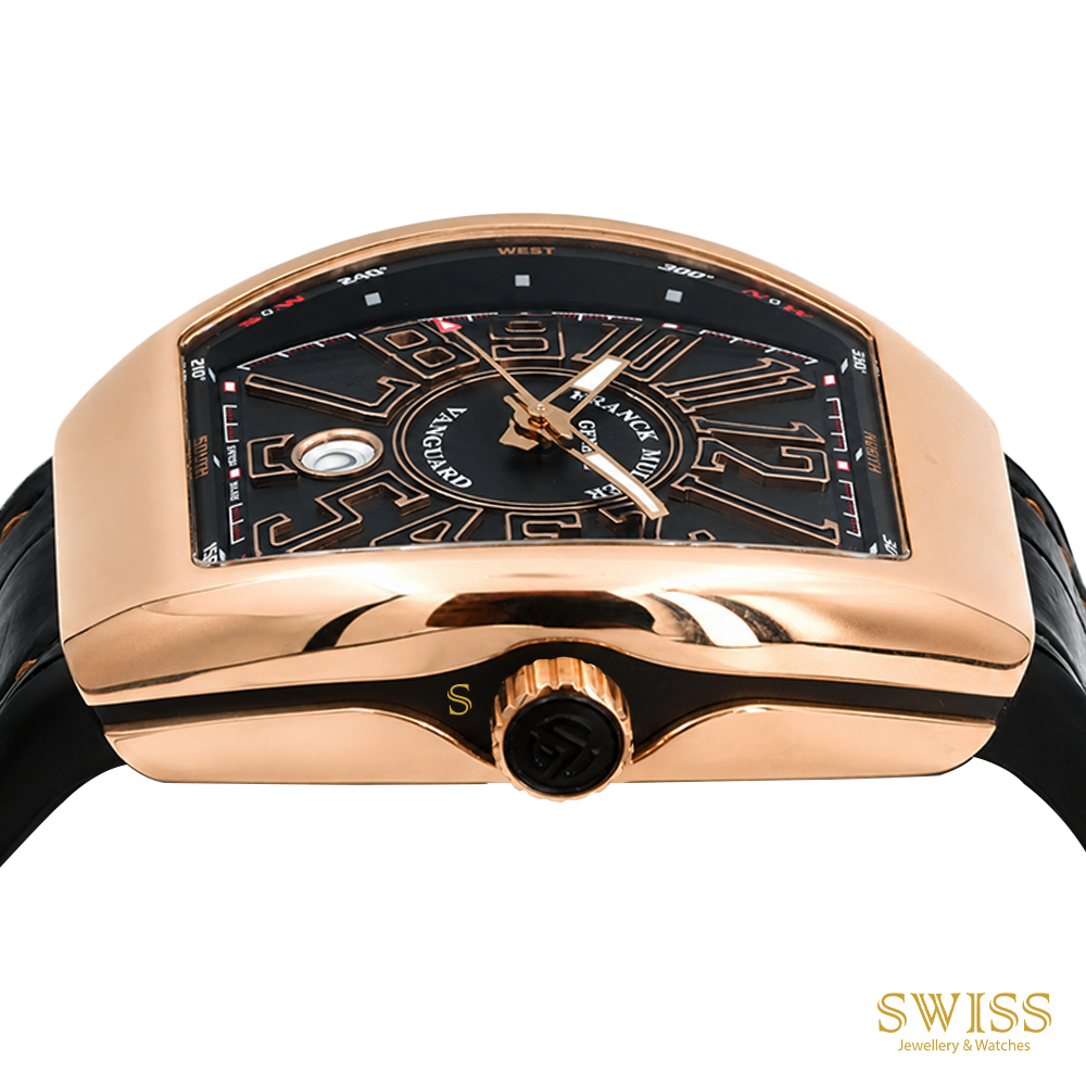 Franck Muller Vanguard Rose Gold Black Dial Automatic