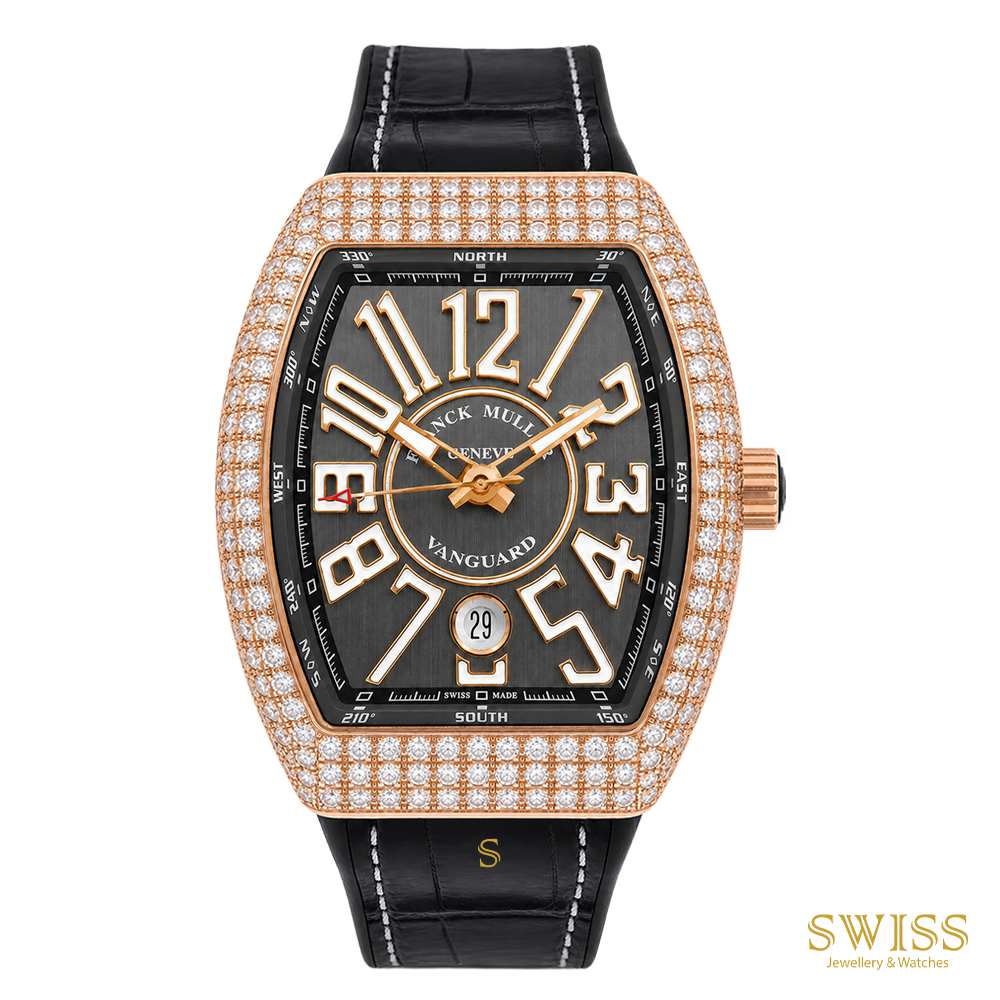 Franck Muller Vanguard Rose Gold Diamond Set Automatic