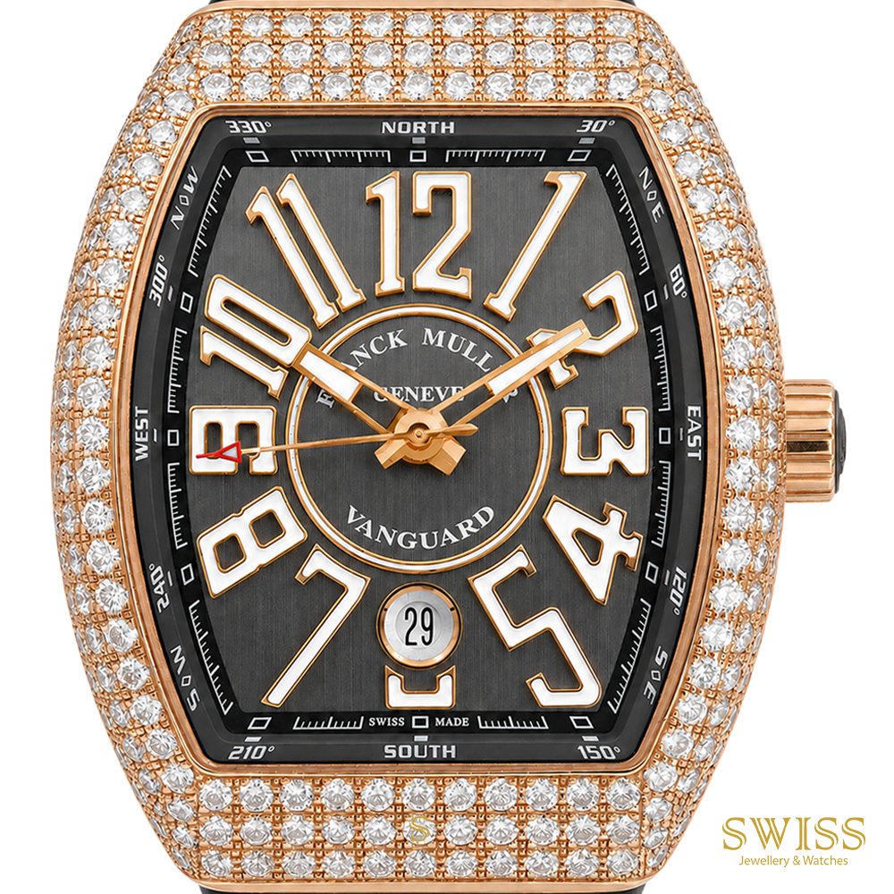 Franck Muller Vanguard Rose Gold Diamond Set Automatic