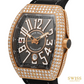 Franck Muller Vanguard Rose Gold Diamond Set Automatic