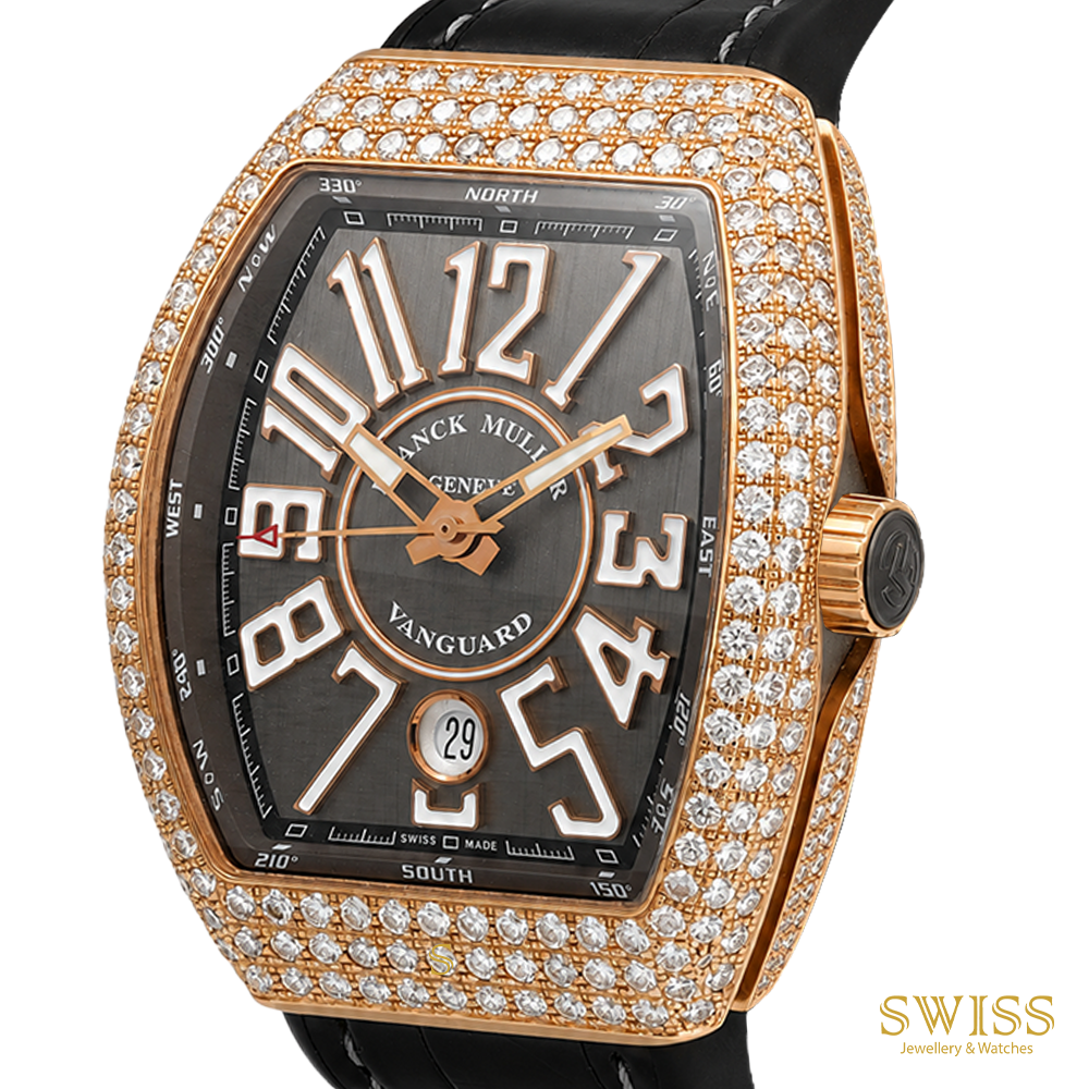 Franck Muller Vanguard Rose Gold Diamond Set Automatic