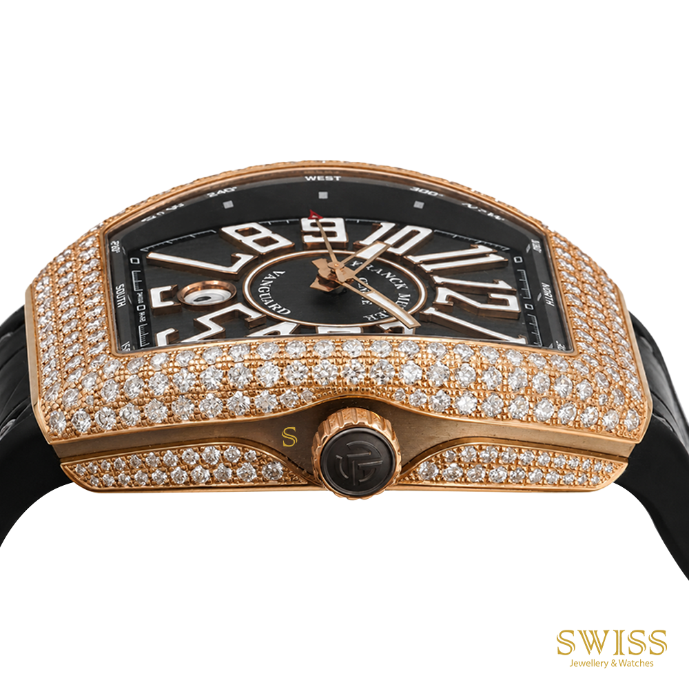 Franck Muller Vanguard Rose Gold Diamond Set Automatic