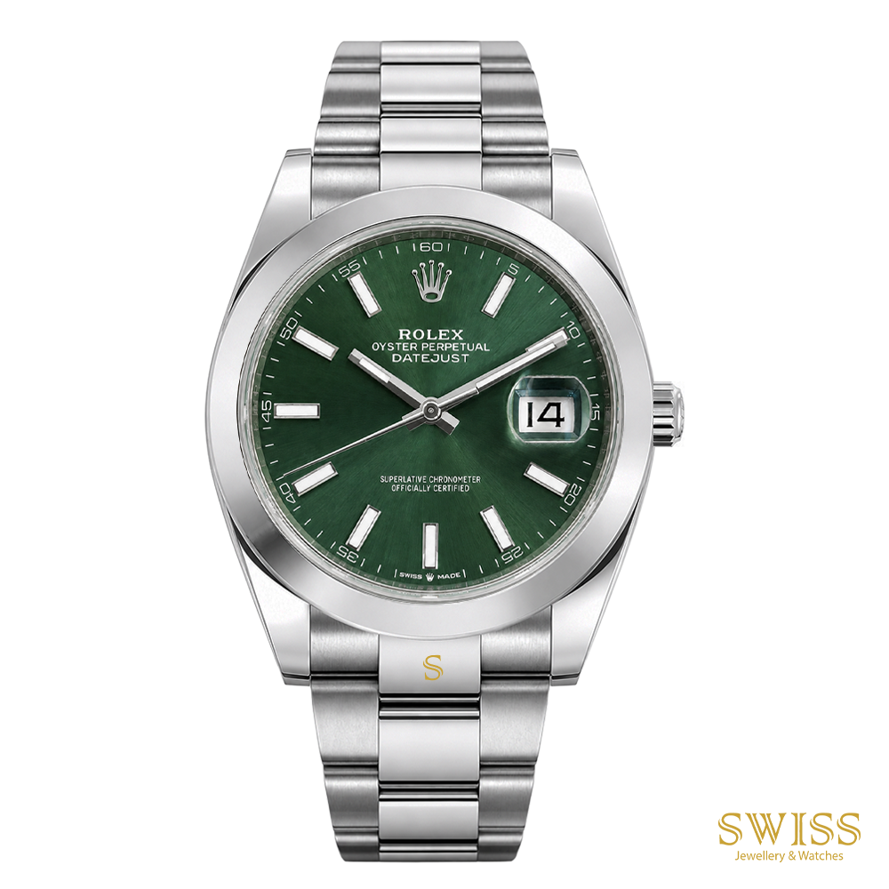 Rolex Datejust 41 Green Dial Oystersteel