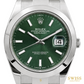 Rolex Datejust 41 Green Dial Oystersteel