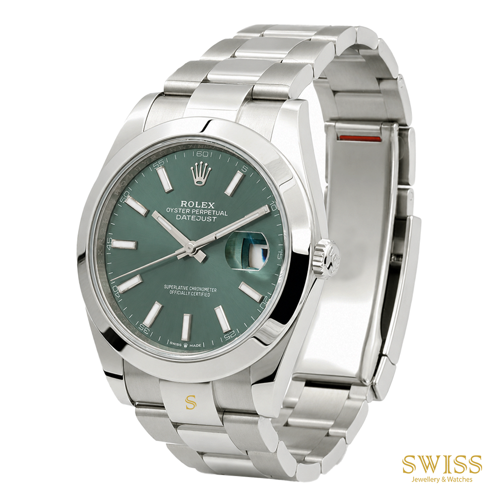 Rolex Datejust 41 Green Dial Oystersteel