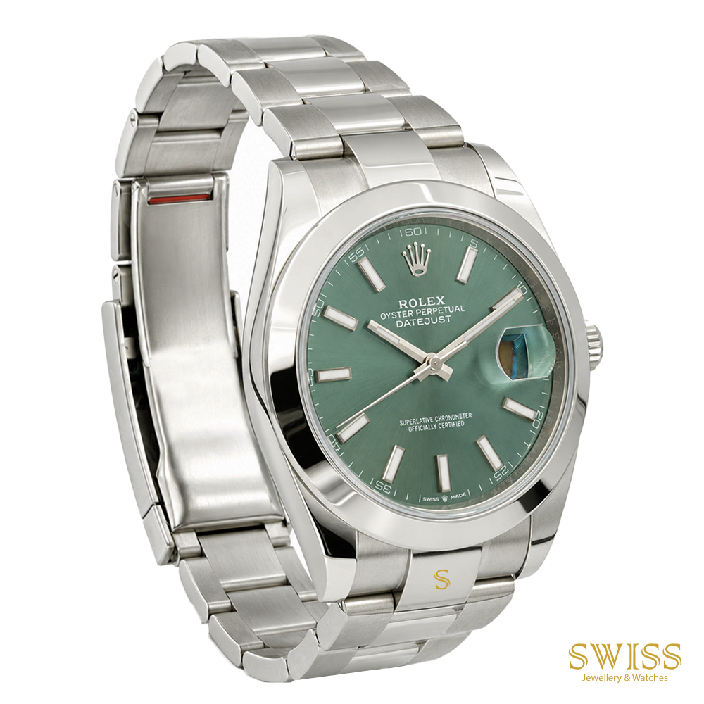 Rolex Datejust 41 Green Dial Oystersteel