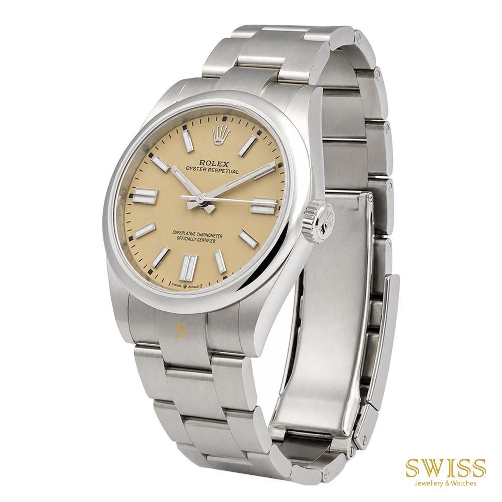 Rolex Oyster Perpetual 41 Champagne Dial Oystersteel