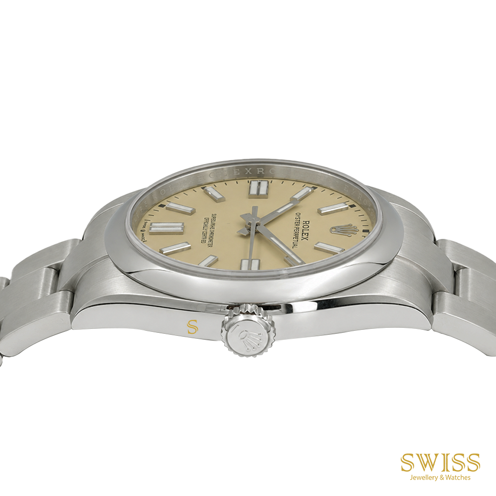 Rolex Oyster Perpetual 41 Champagne Dial Oystersteel