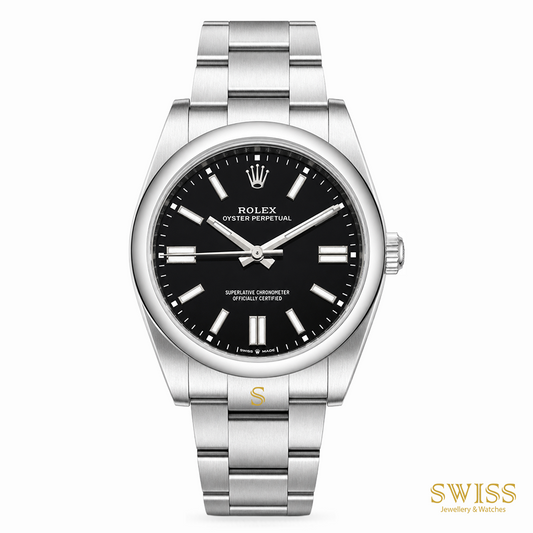 Rolex Oyster Perpetual 41 Black Dial Oystersteel