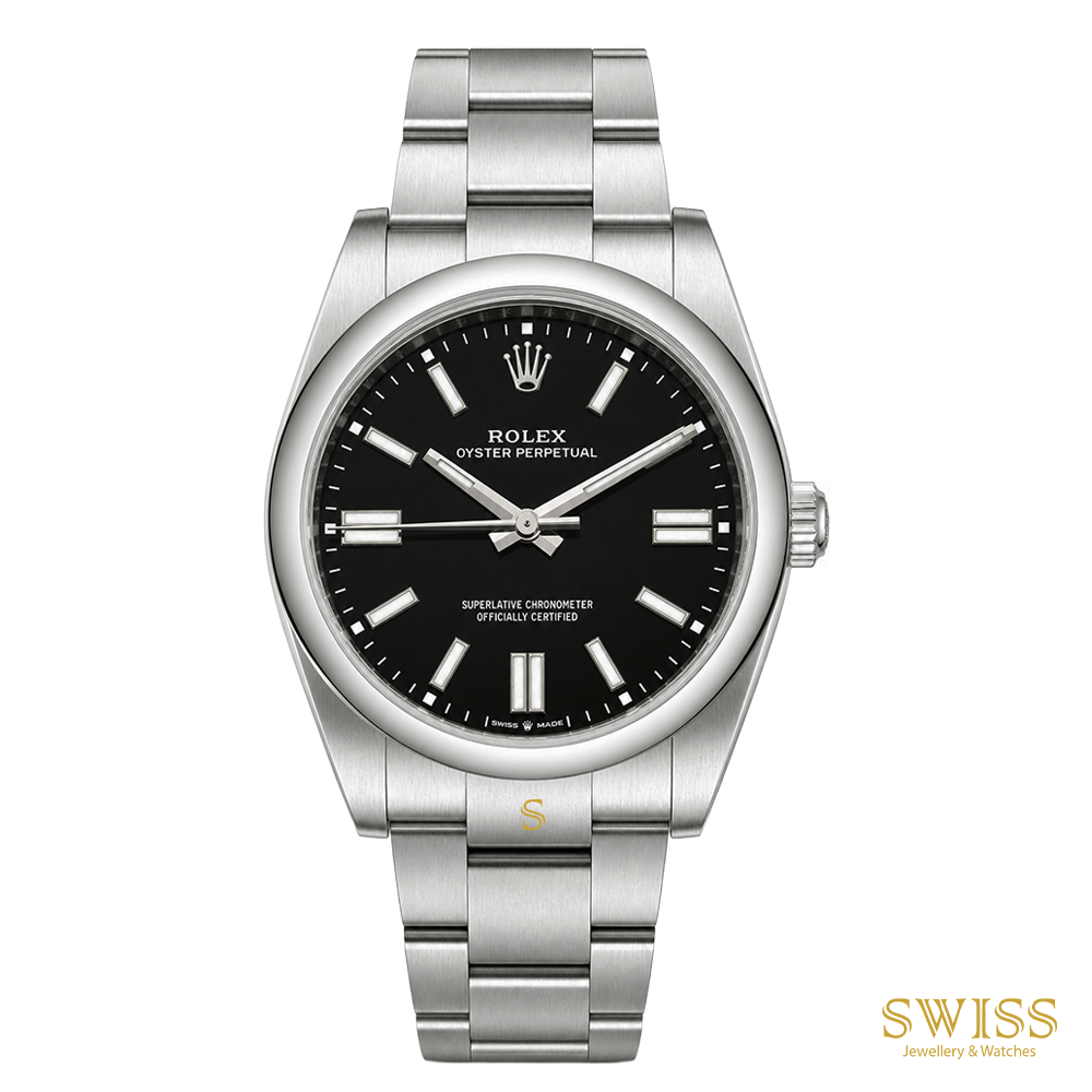 Rolex Oyster Perpetual 41 Black Dial Oystersteel