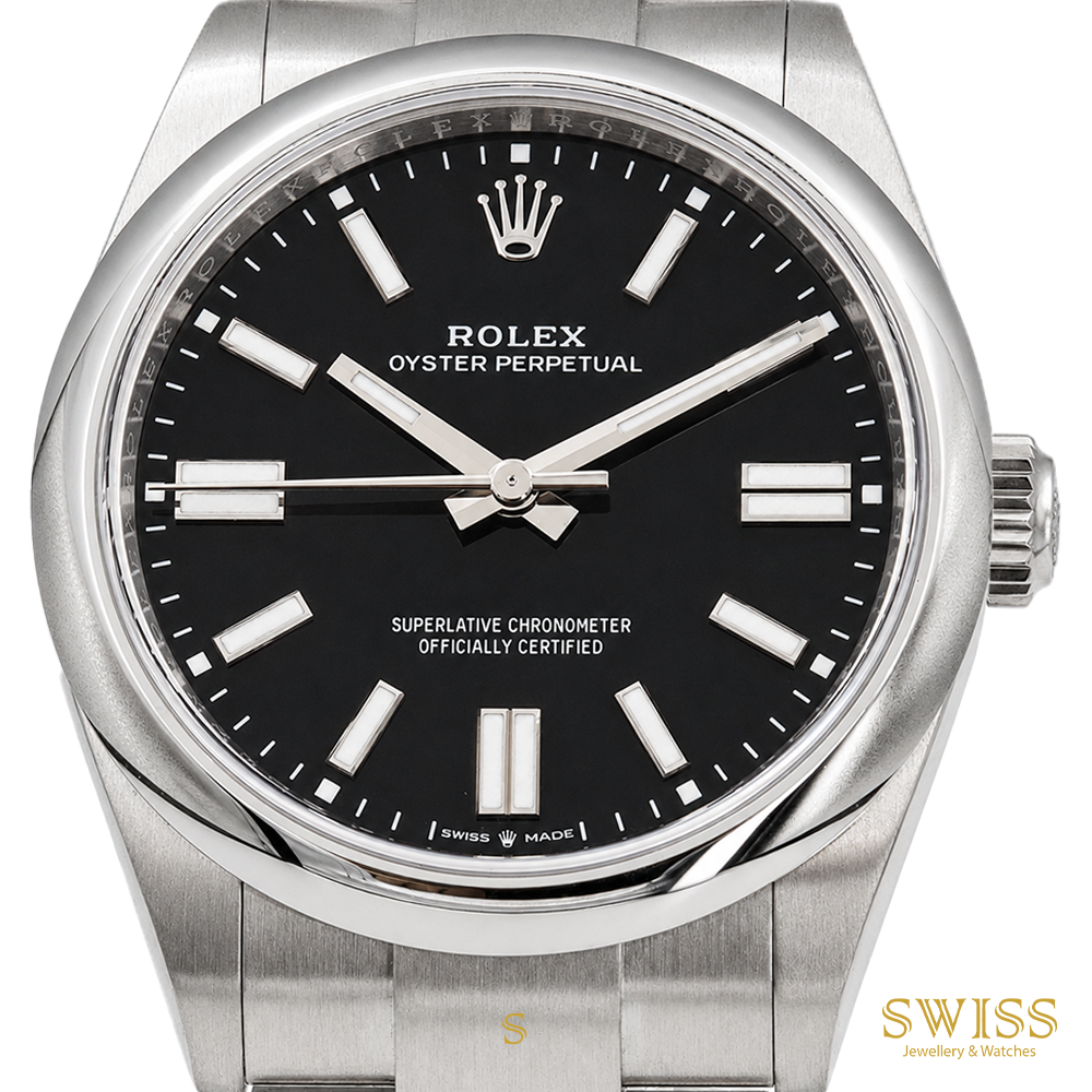 Rolex Oyster Perpetual 41 Black Dial Oystersteel