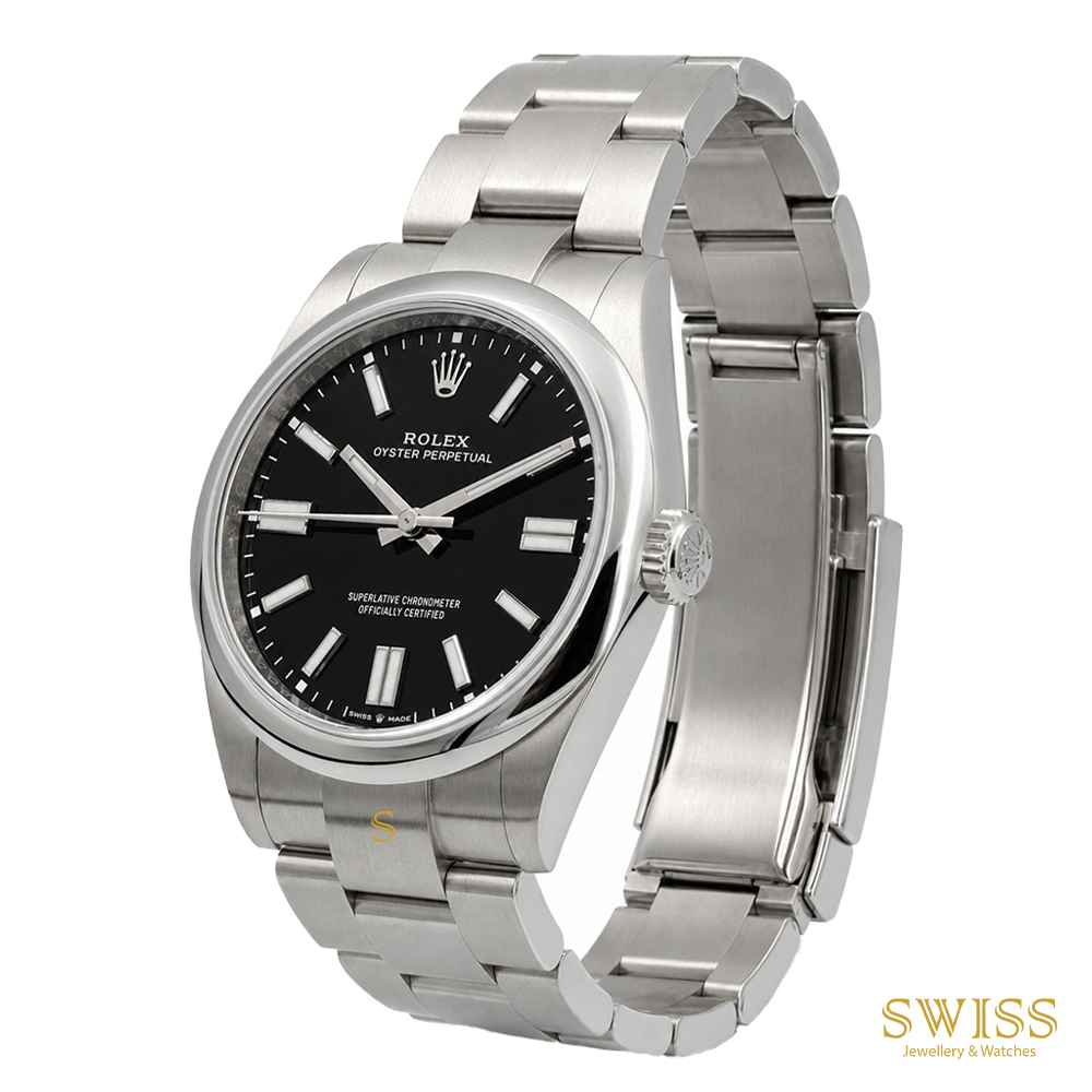 Rolex Oyster Perpetual 41 Black Dial Oystersteel