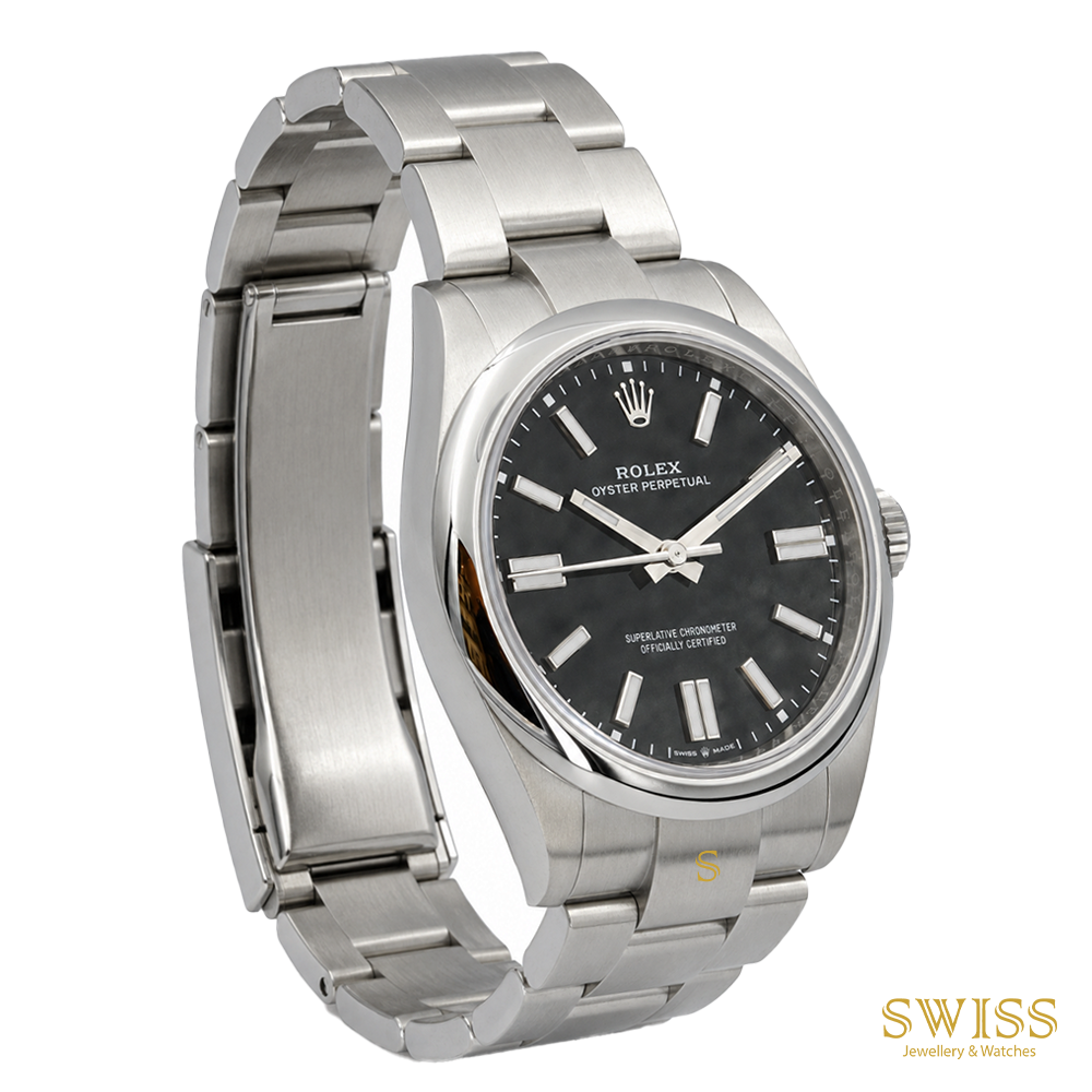 Rolex Oyster Perpetual 41 Black Dial Oystersteel