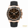 Rolex Cosmograph Daytona Everose Gold Oysterflex Chocolate Dial