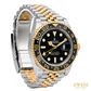 Rolex GMT-Master II Yellow Rolesor Black Grey Bezel Jubilee