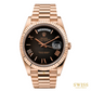 Rolex Day-Date 40 Everose Gold Black Dial
