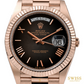 Rolex Day-Date 40 Everose Gold Black Dial