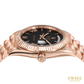 Rolex Day-Date 40 Everose Gold Black Dial