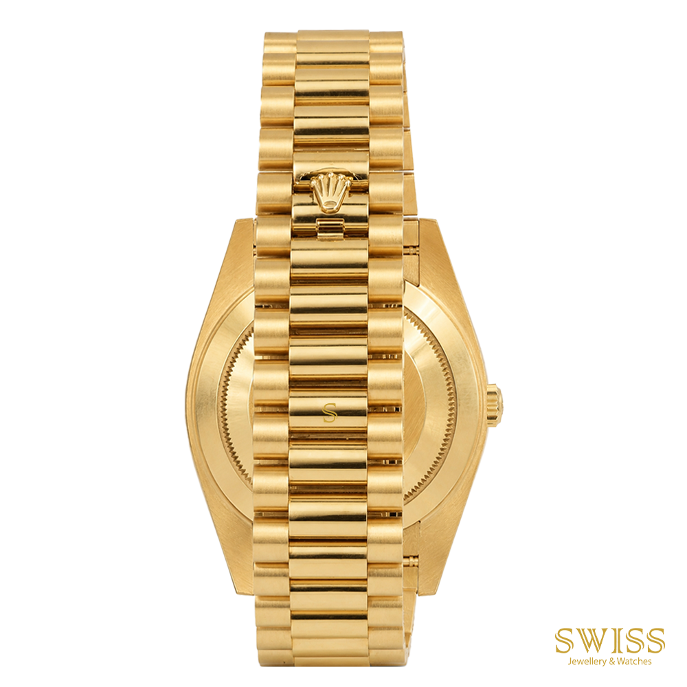 Rolex Day-Date 40 Yellow Gold Green Dial