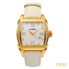 Etoile Tonneau Diamond Gold-Plated Quartz