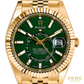 Rolex Sky-Dweller Yellow Gold Green Dial