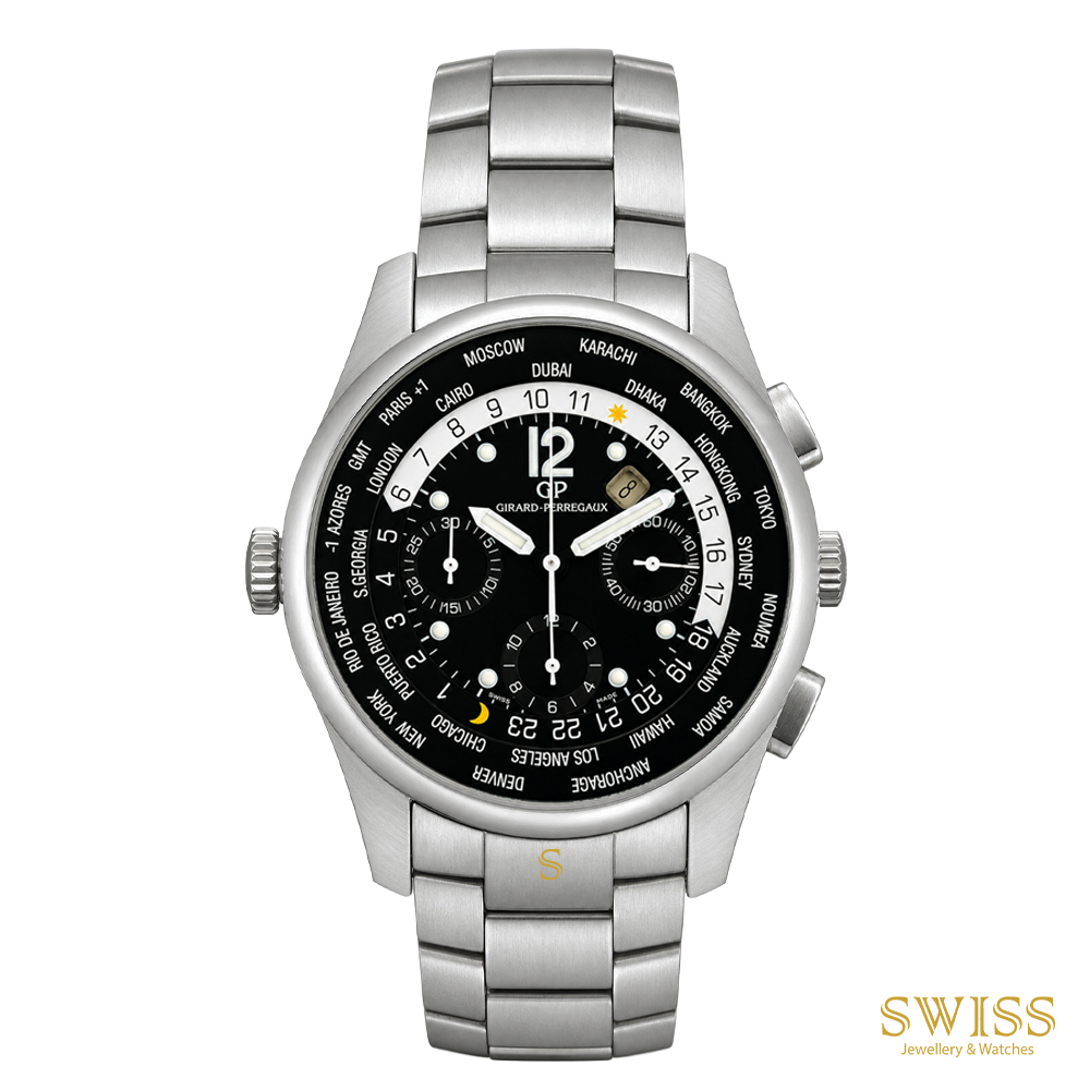 Girard-Perregaux WW.TC World Time Chronograph Black Dial