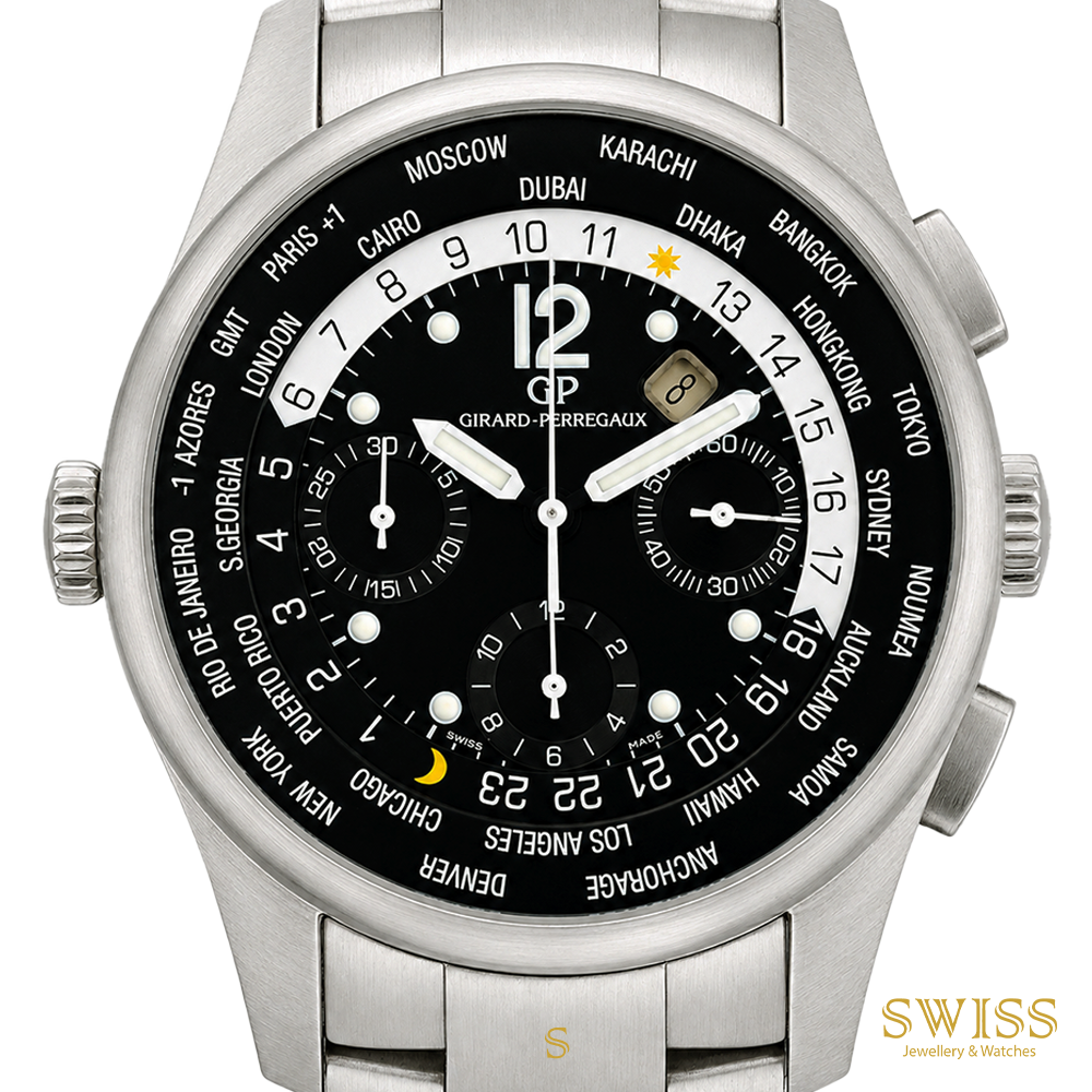 Girard-Perregaux WW.TC World Time Chronograph Black Dial
