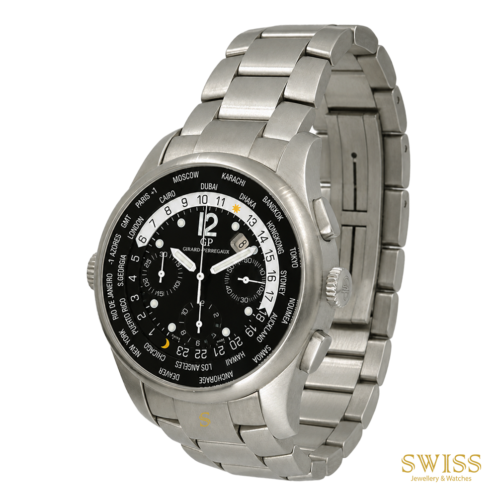 Girard-Perregaux WW.TC World Time Chronograph Black Dial