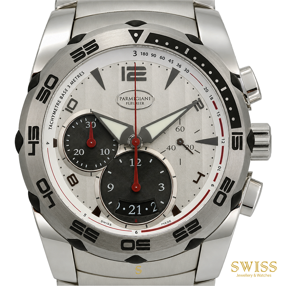 Parmigiani Fleurier Pershing 002 Chronograph Silver Dial