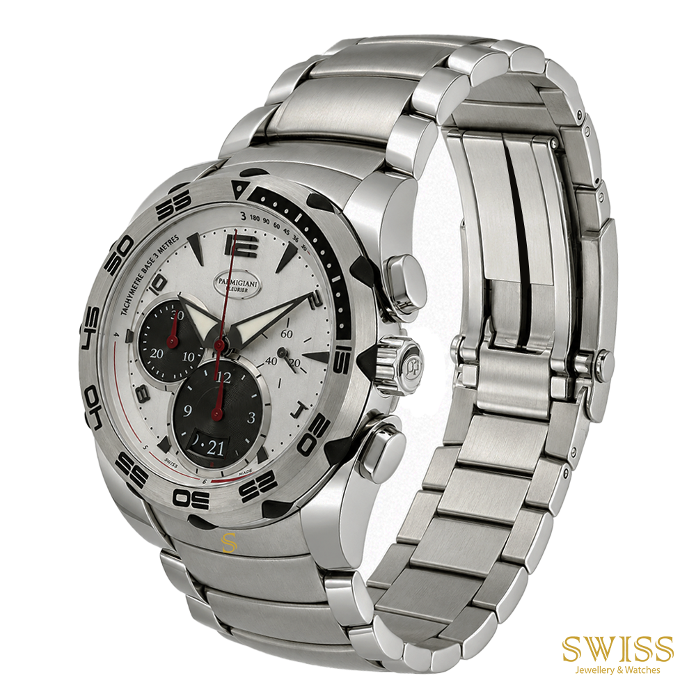 Parmigiani Fleurier Pershing 002 Chronograph Silver Dial