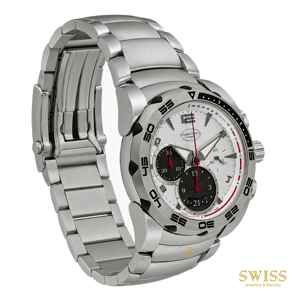 Parmigiani Fleurier Pershing 002 Chronograph Silver Dial