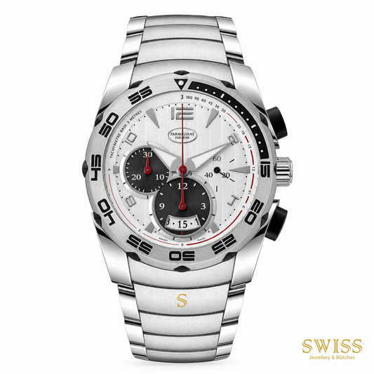 Parmigiani Fleurier Pershing 005 Chronograph Silver Dial