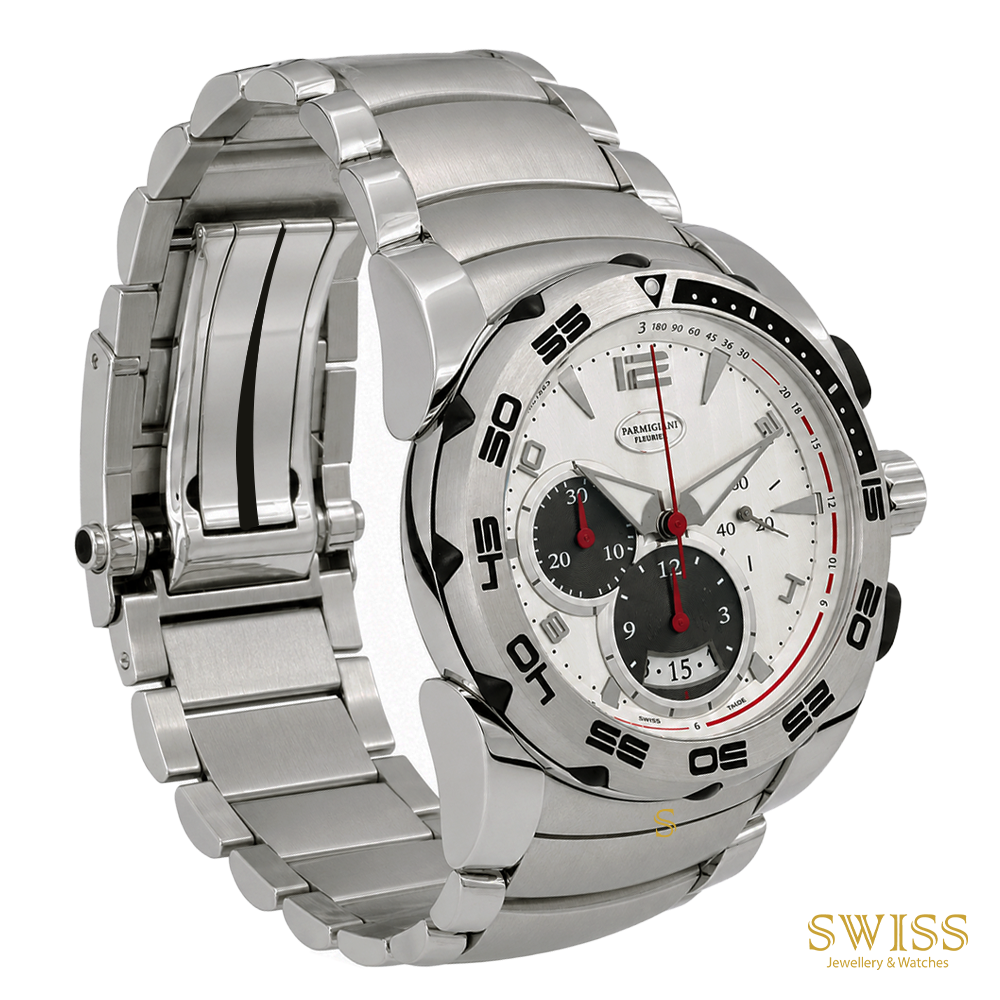 Parmigiani Fleurier Pershing 005 Chronograph Silver Dial