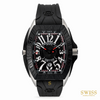 Franck Muller Conquistador Grand Prix Sport Automatic Watch Black Titanium