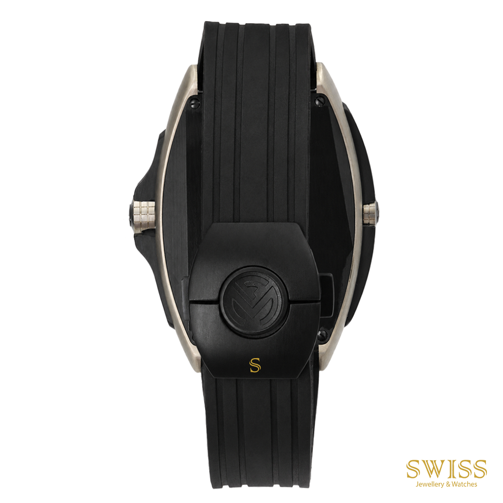 Franck Muller Conquistador Grand Prix Sport Automatic Watch Black Titanium