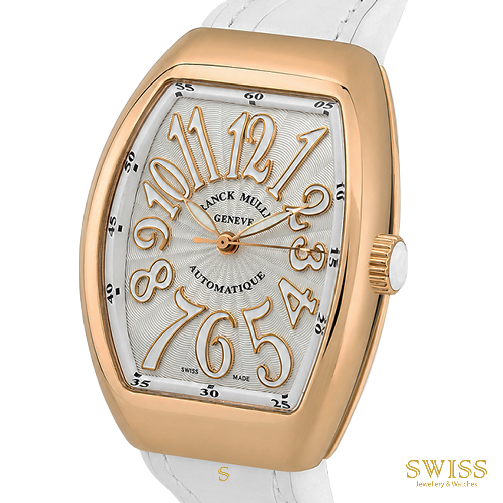 Franck Muller Vanguard Rose Gold White Dial Automatic