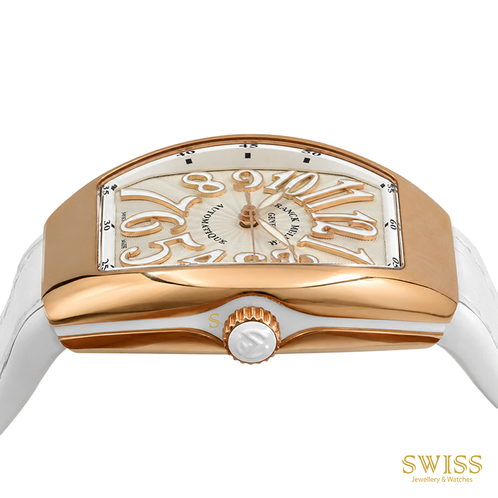 Franck Muller Vanguard Rose Gold White Dial Automatic