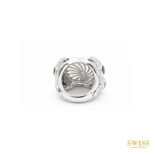 Carrera y Carrera Peacock Chalcedony Diamond Ring 1003636