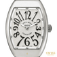 Franck Muller Vanguard Lady Quartz Stainless Steel Black Leather Watch