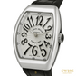 Franck Muller Vanguard Lady Quartz Stainless Steel Black Leather Watch